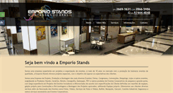 Desktop Screenshot of emporiostands.com.br